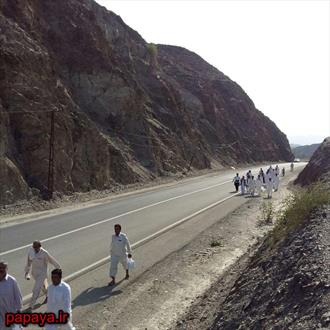 همایش پیاده روی در شهرستان سربازبرگزار شد+ تصاویر